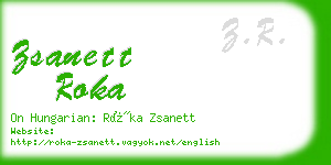 zsanett roka business card